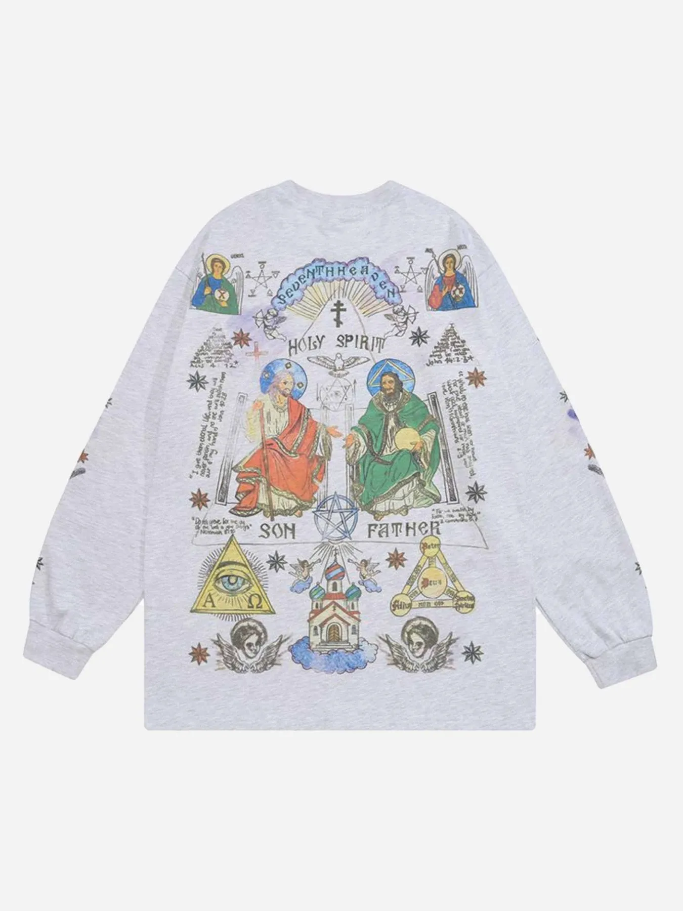 1984 American High Street Graffiti Long Sleeve T-Shirt