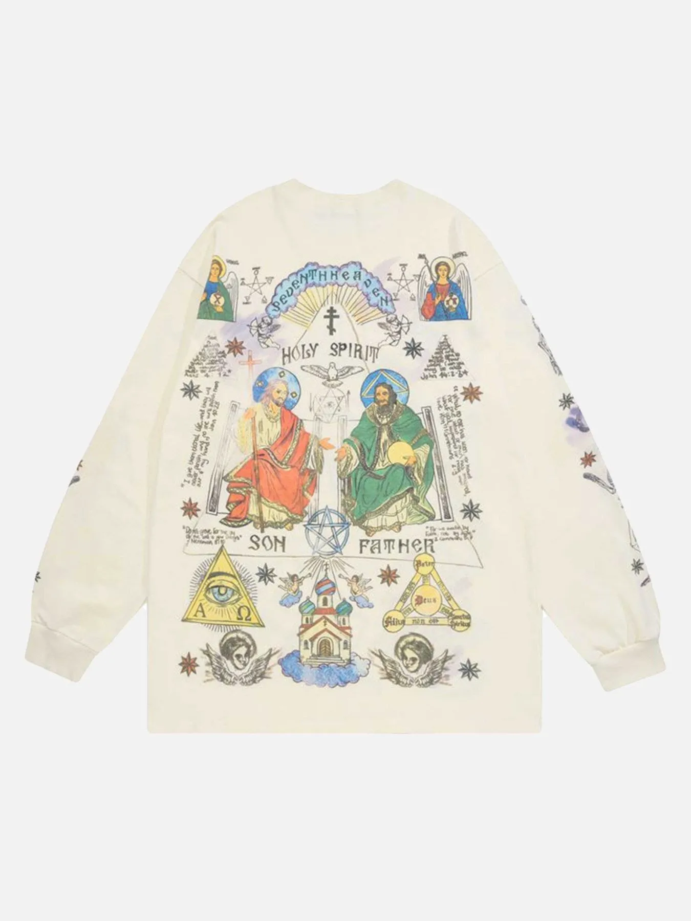 1984 American High Street Graffiti Long Sleeve T-Shirt