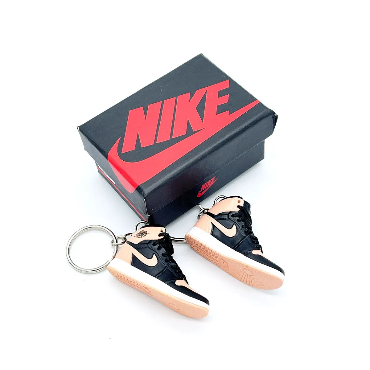 3D Sneaker Keychain- Air Jordan 1 High Crimson Tint Pair