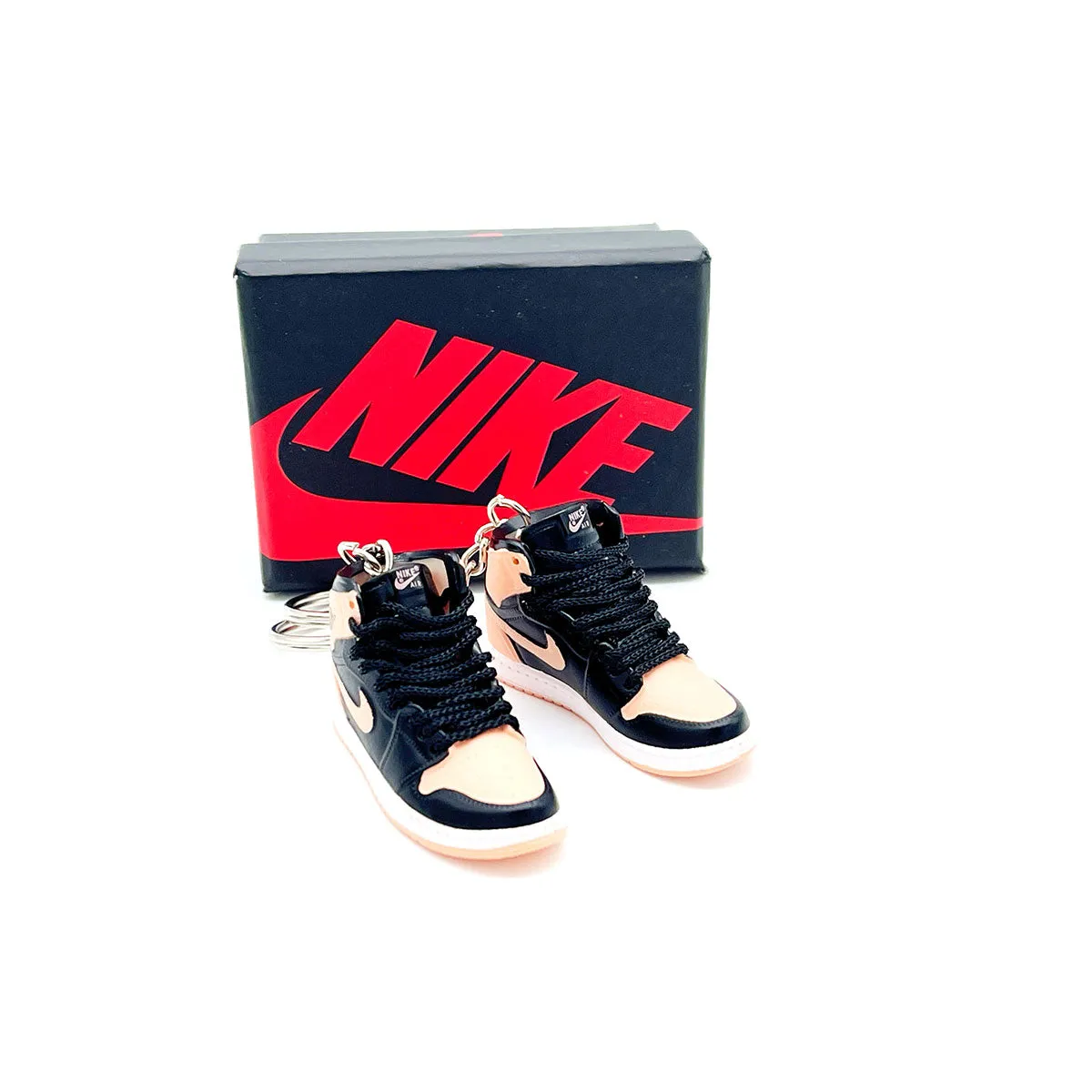 3D Sneaker Keychain- Air Jordan 1 High Crimson Tint Pair