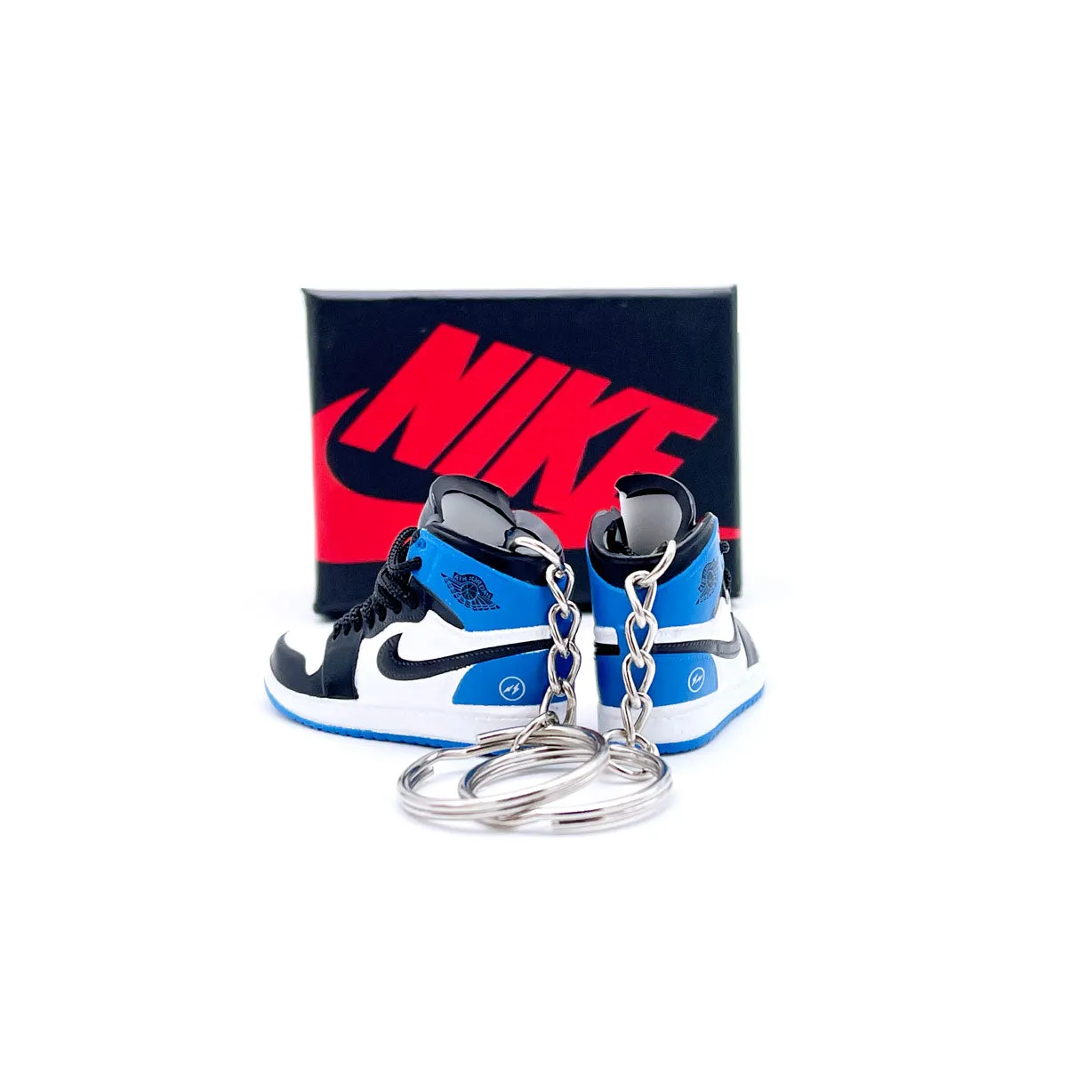 3D Sneaker Keychain- Air Jordan 1 High Fragments Pair