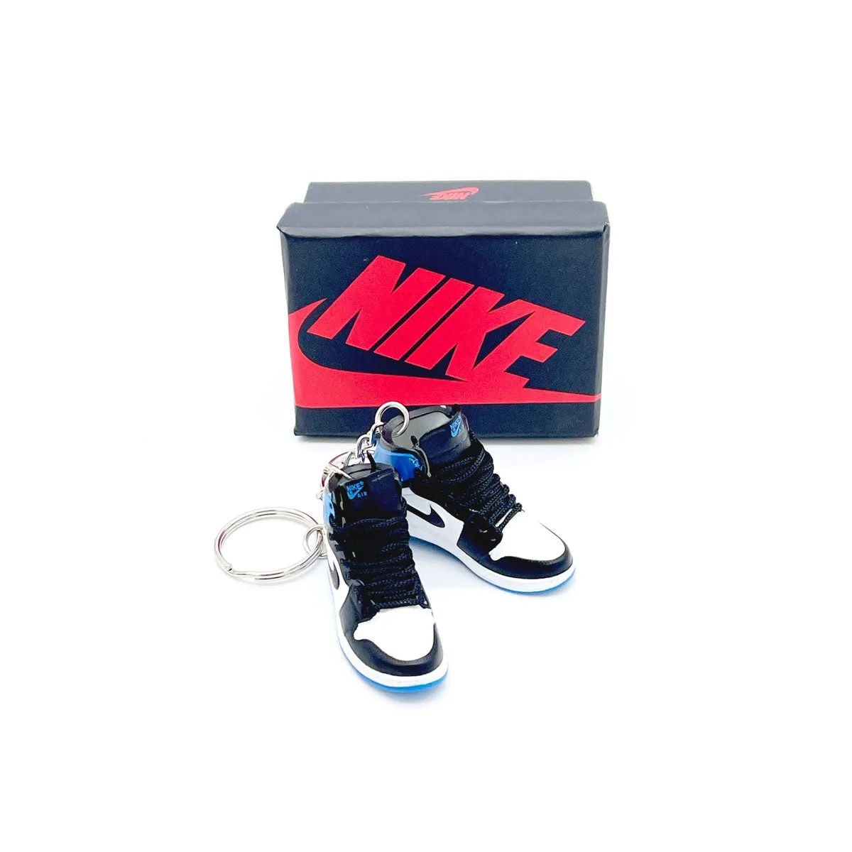 3D Sneaker Keychain- Air Jordan 1 High Fragments Pair