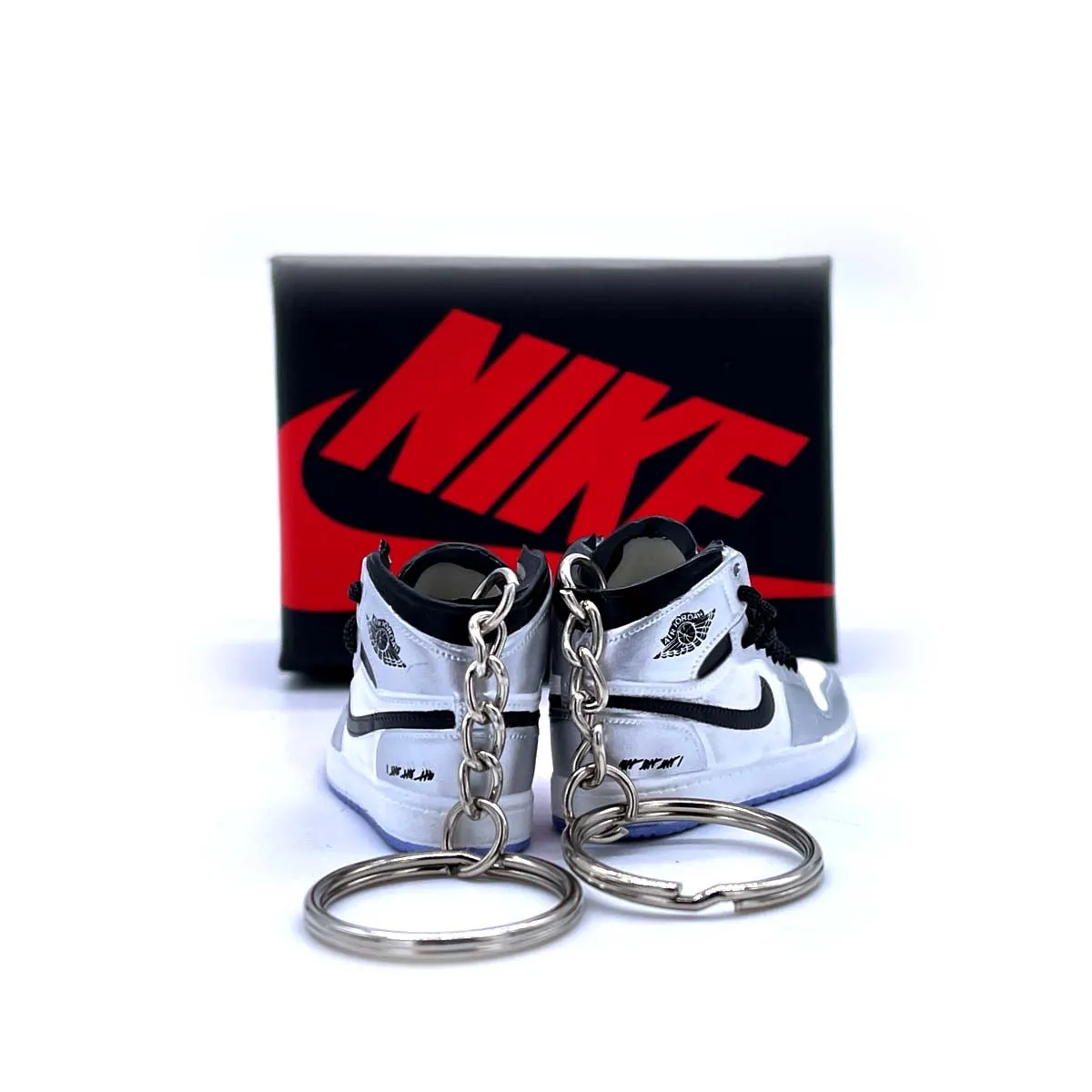 3D Sneaker Keychain- Air Jordan 1 High 'Think 16' Pair