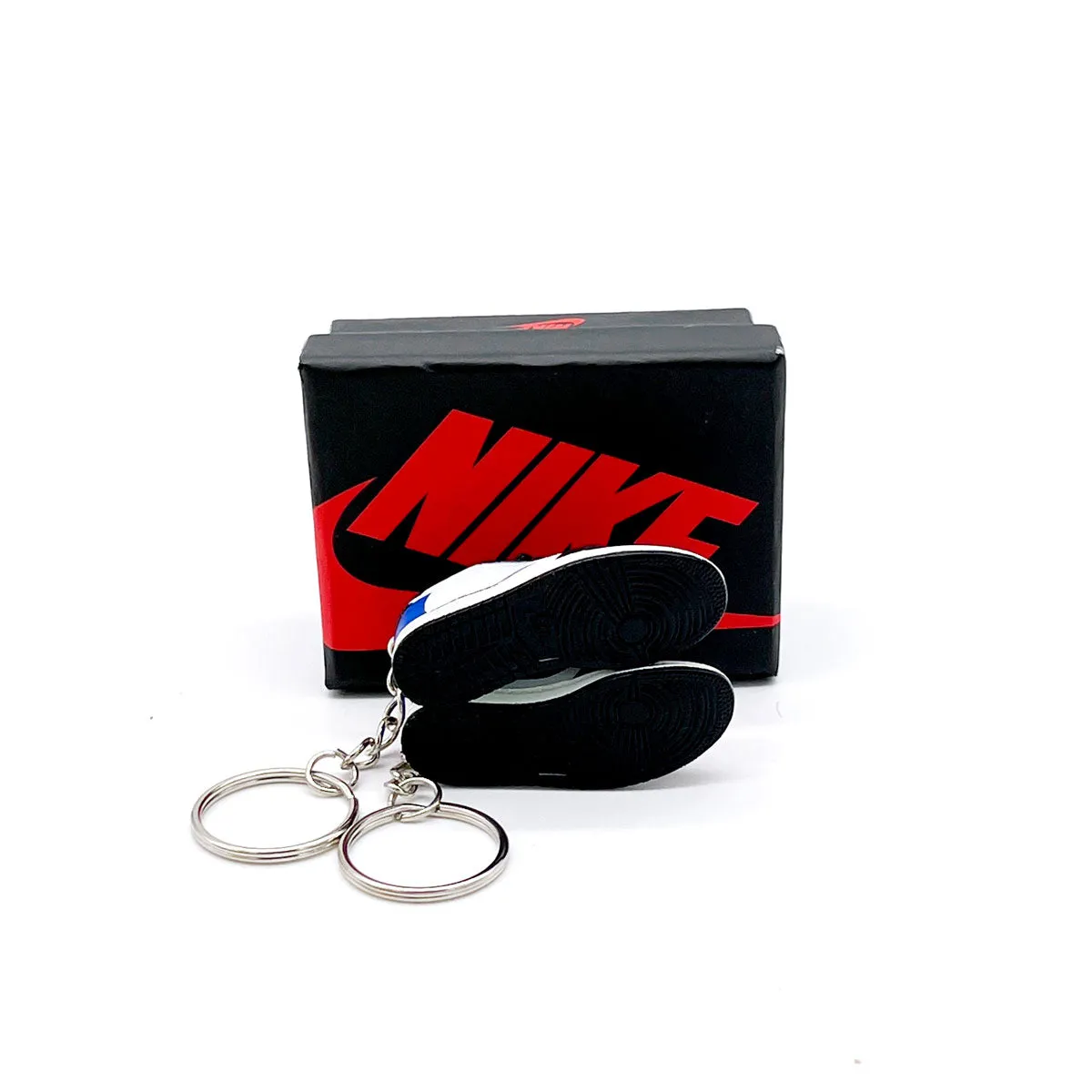 3D Sneaker Keychain- Air Jordan 1 Low Travis Scott Fragment Pair