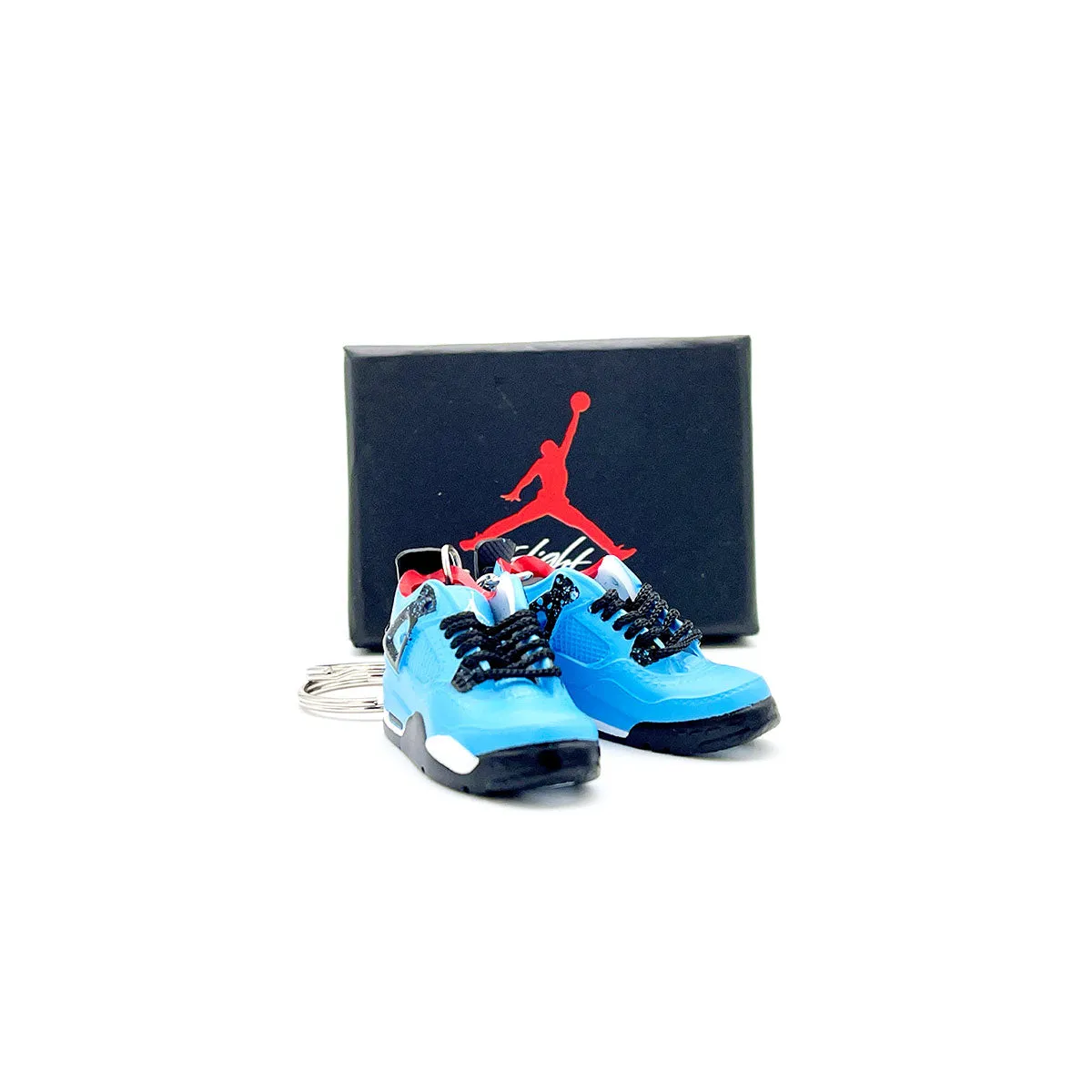 3D Sneaker Keychain- Air Jordan 4 Travis Scott Pair