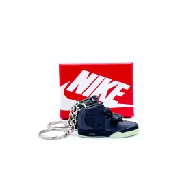 3D Sneaker Keychain- Nike Air Yeezy 2 Solar Red Pair