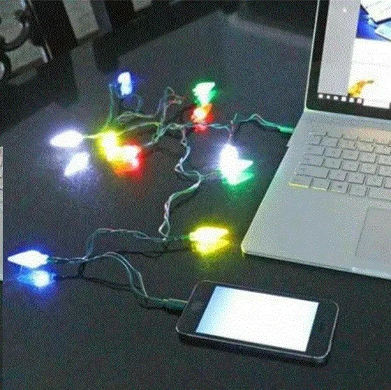 3pcs Merry Christmas LED Multicolored Lights