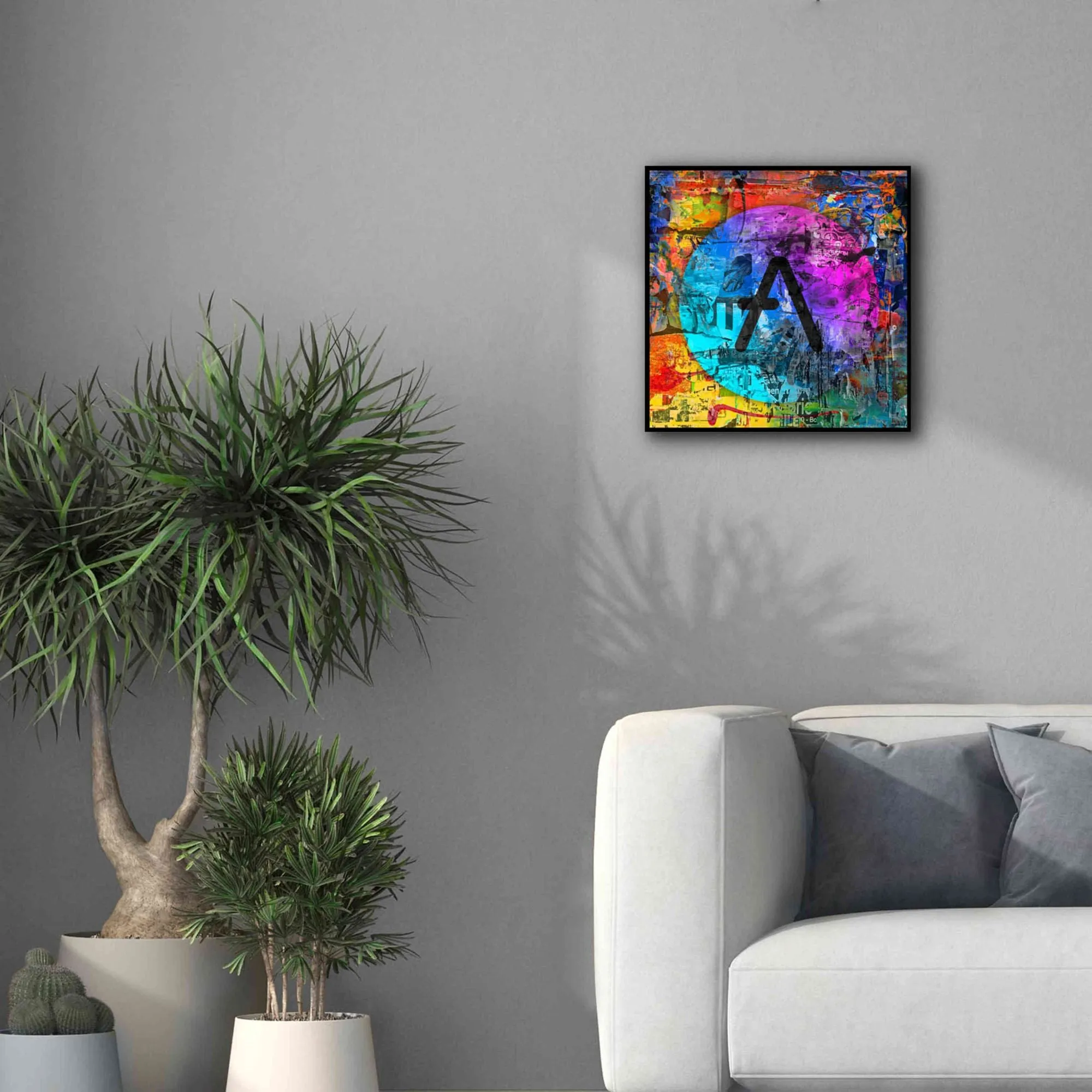 'Aave Crypto In Color' by Portfolio Giclee Canvas Wall Art