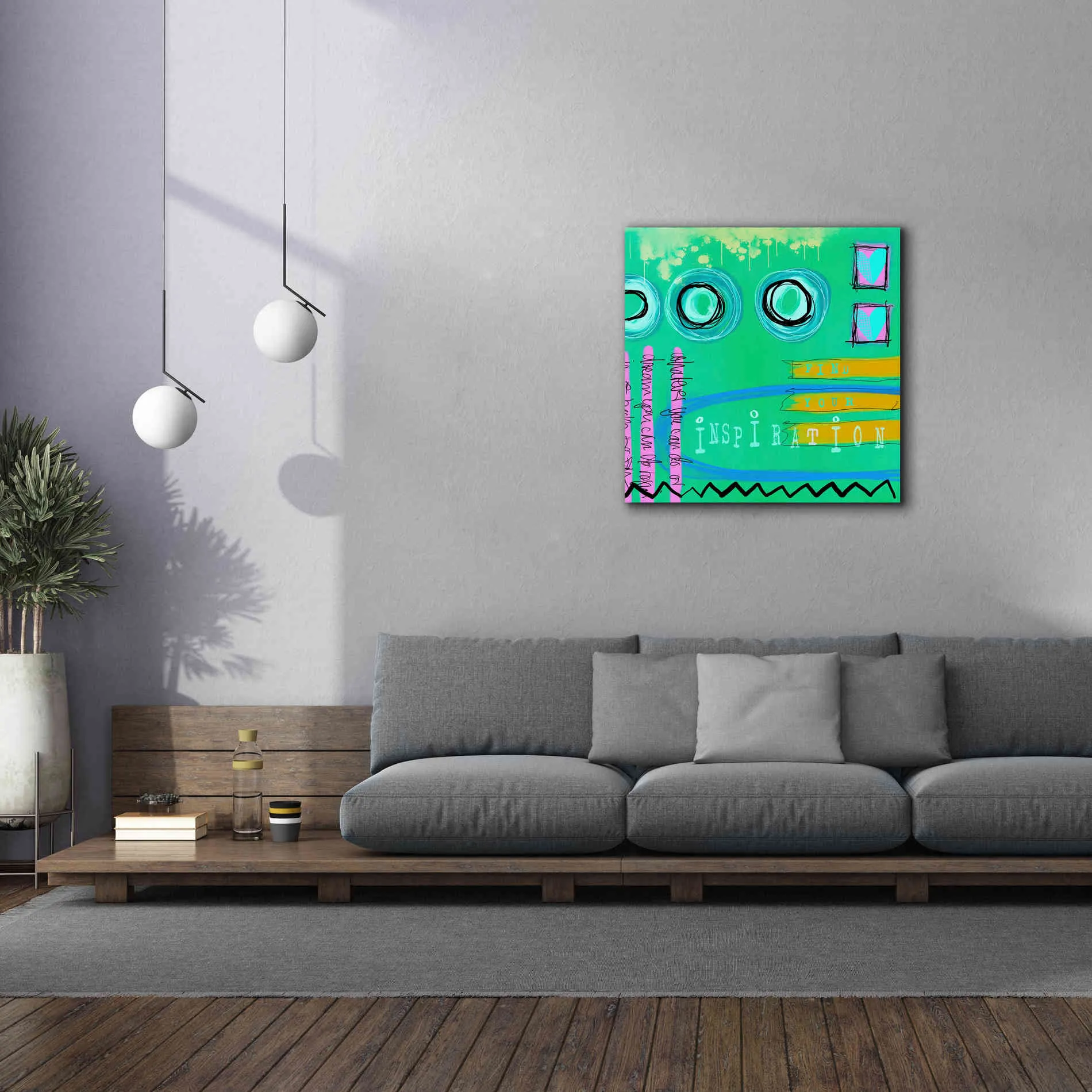 'Abstract Inspiration' by Andrea Haase Giclee Canvas Wall Art