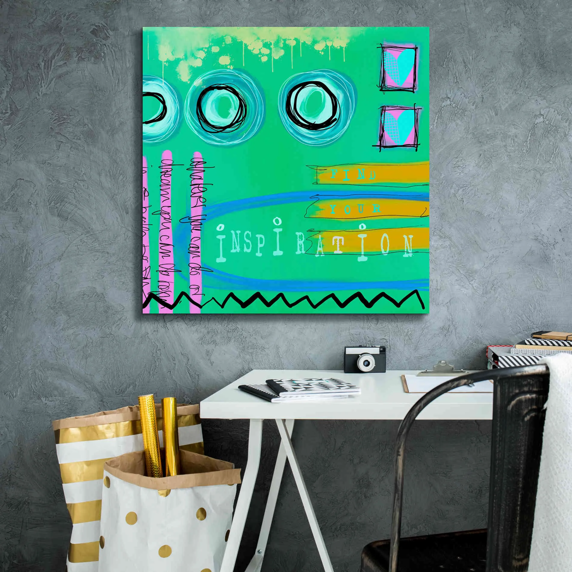 'Abstract Inspiration' by Andrea Haase Giclee Canvas Wall Art