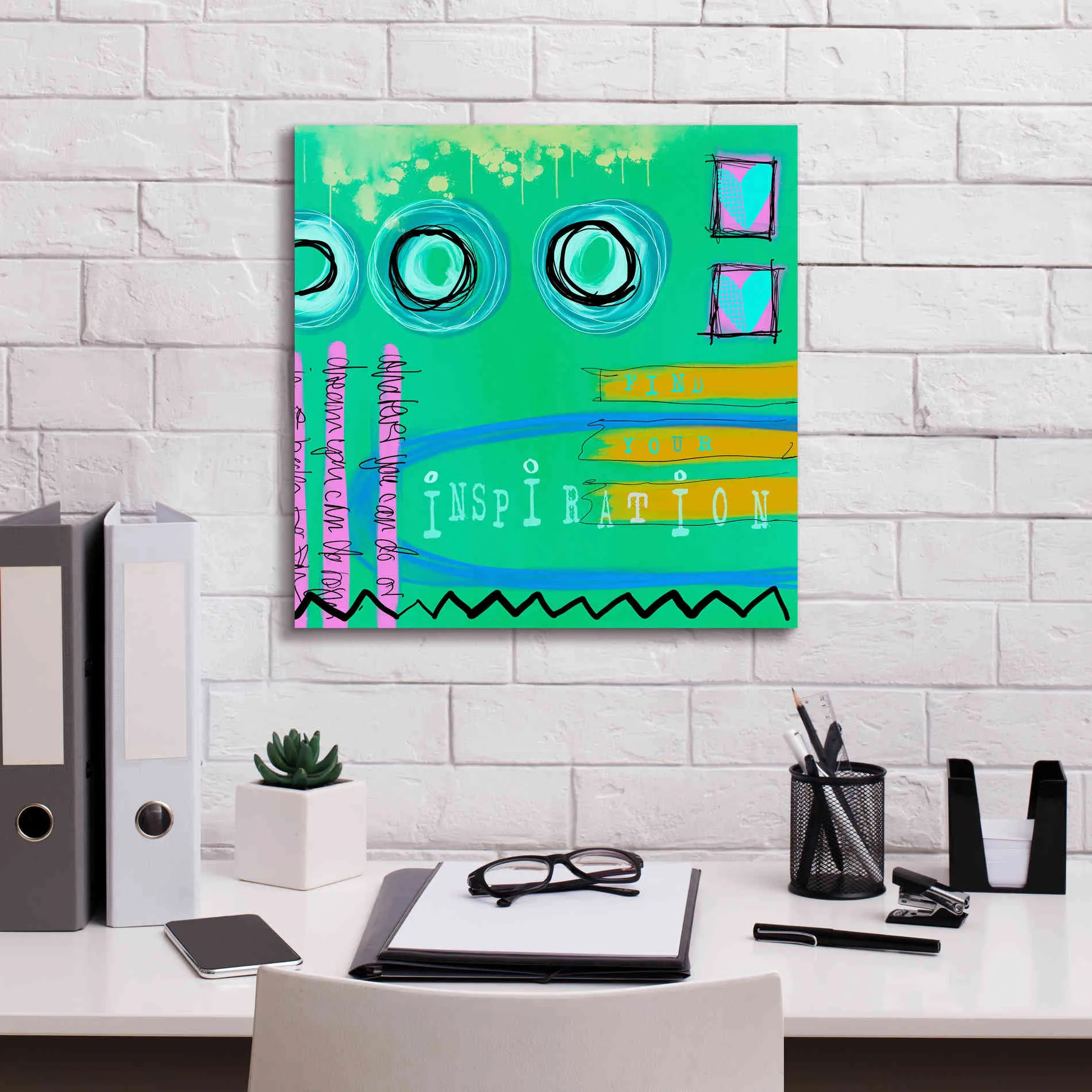 'Abstract Inspiration' by Andrea Haase Giclee Canvas Wall Art