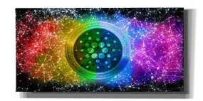 'Ada Cardano Crypto Constalation' by Epic Portfolio, Giclee Canvas Wall Art