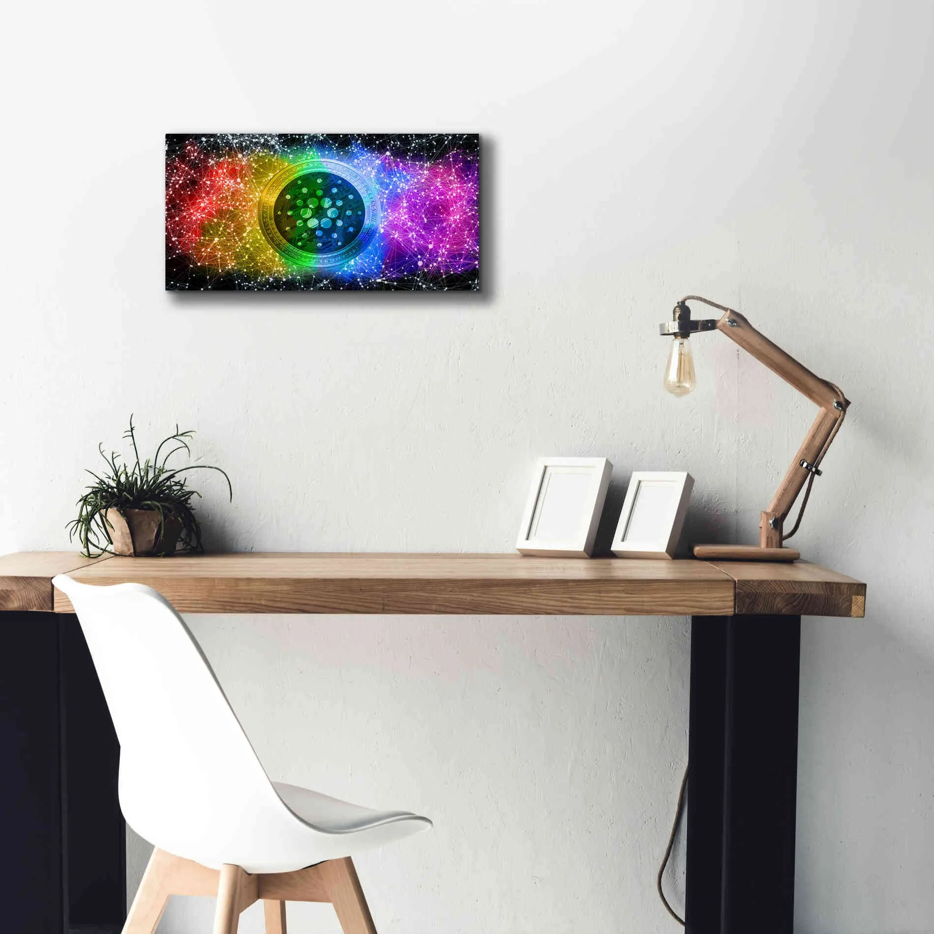 'Ada Cardano Crypto Constalation' by Epic Portfolio, Giclee Canvas Wall Art