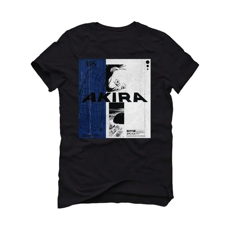 Air Jordan 1 “Dark Marina Blue” Black T-Shirt (AK)