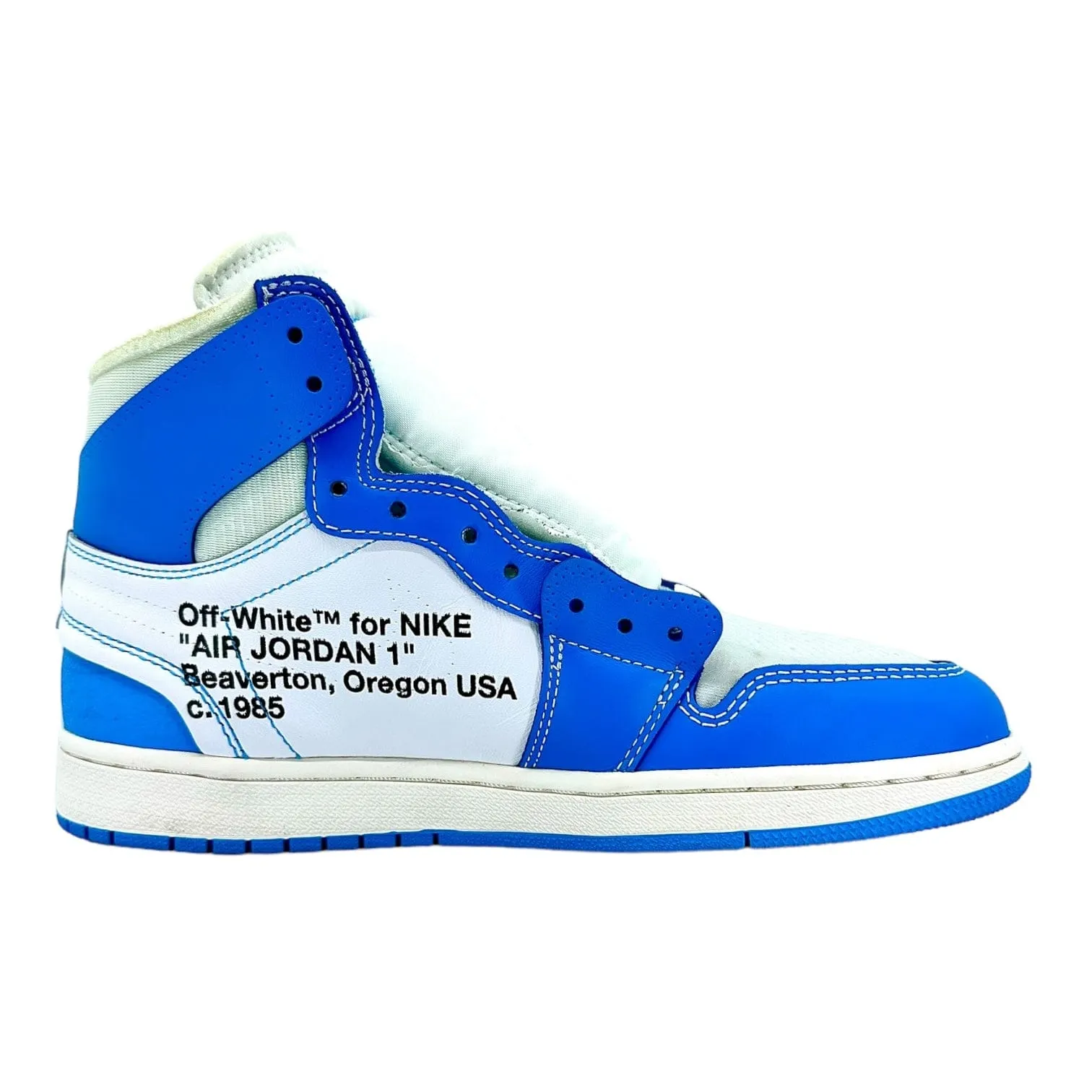 Air Jordan 1 Retro High Off-White University Blue Pre-Owned