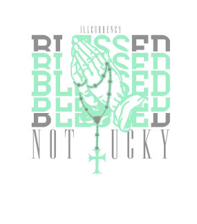 Air Jordan 3 “Green Glow” | illcurrency Black T-Shirt (Blessed not lucky)