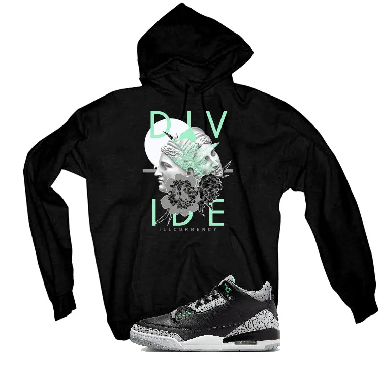 Air Jordan 3 “Green Glow” | illcurrency Black T-Shirt (Divide)