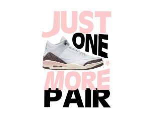 Air Jordan 3 WMNS “Neapolitan” | illcurrency White T-Shirt (JUST ONE MORE PAIR)