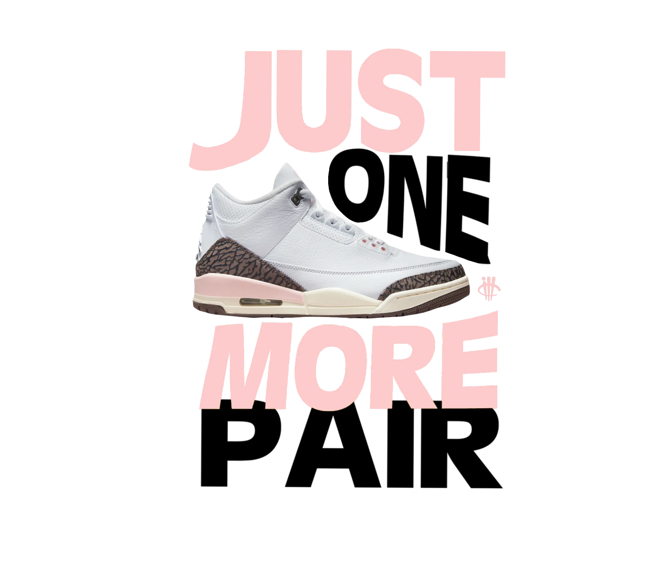 Air Jordan 3 WMNS “Neapolitan” | illcurrency White T-Shirt (JUST ONE MORE PAIR)