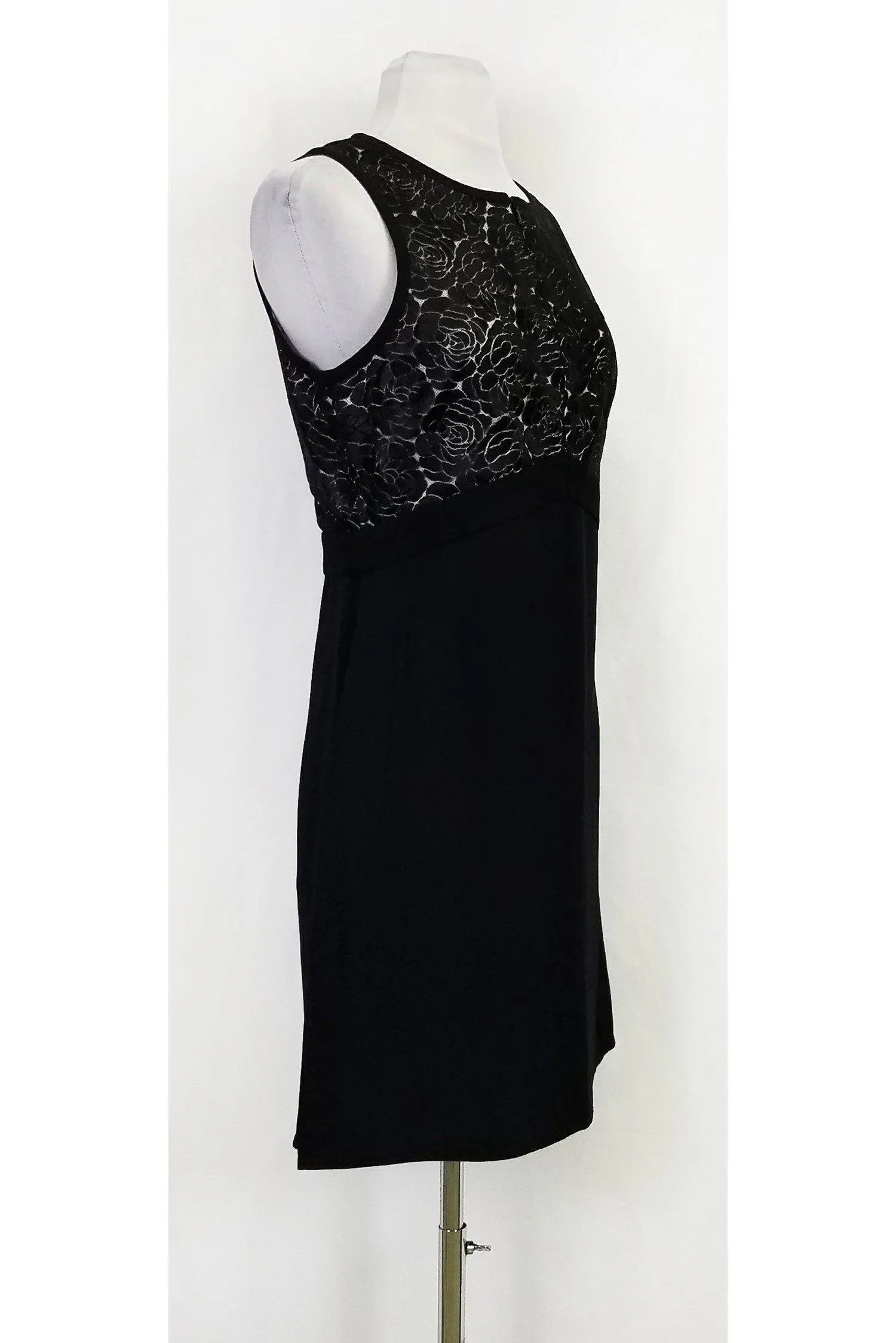 A.L.C. - Black & Navy Rose Lace Dress Sz 10