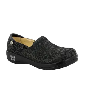 Alegria Keli Black Embossed Paisley