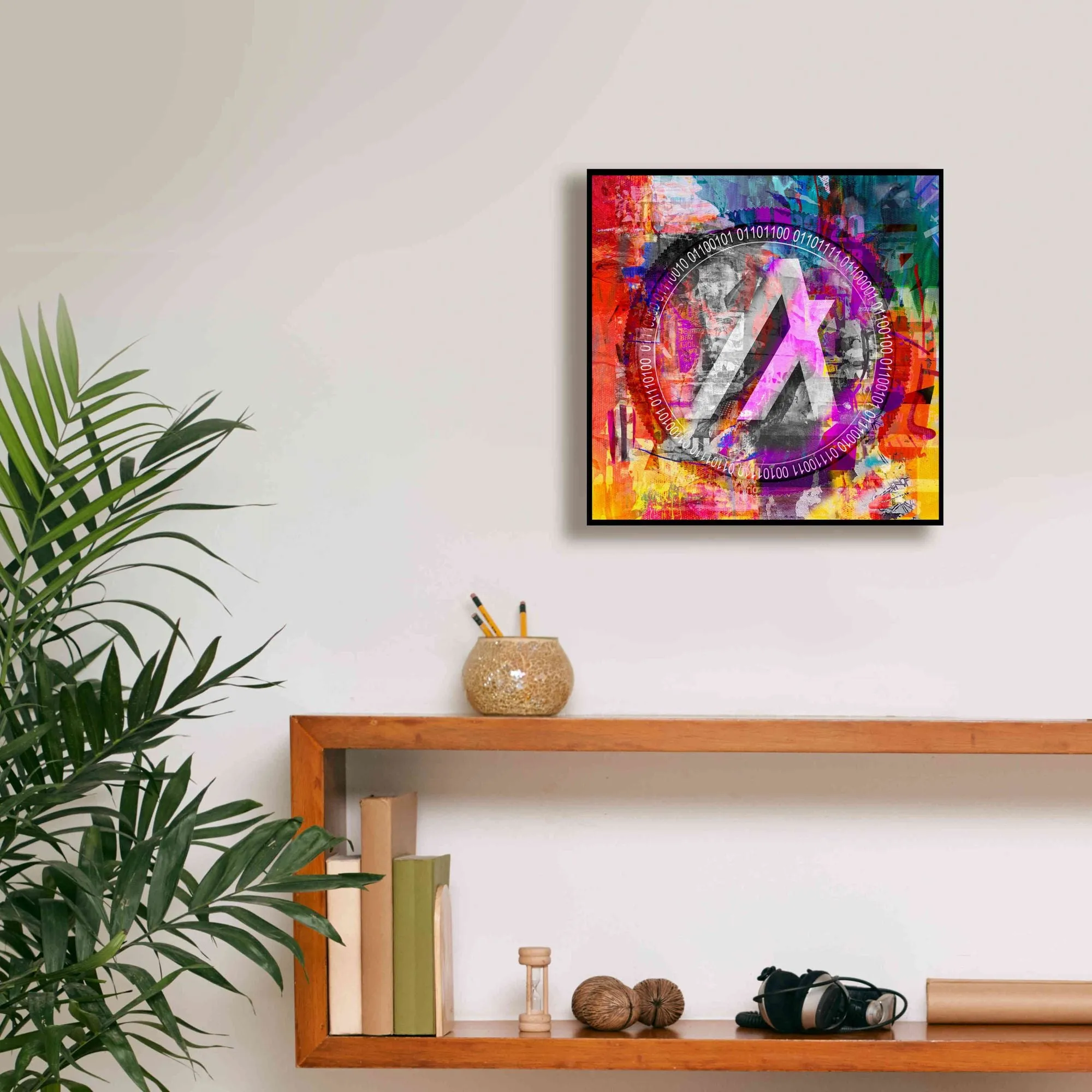 'Algo Algorand Crypto In Color' by Portfolio Giclee Canvas Wall Art