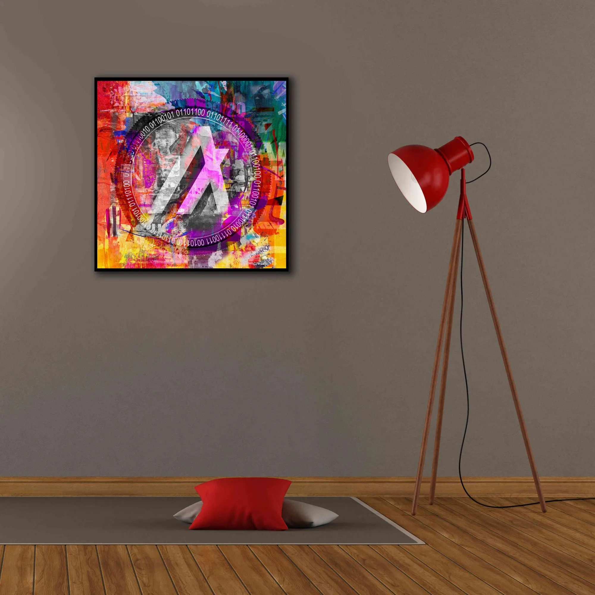 'Algo Algorand Crypto In Color' by Portfolio Giclee Canvas Wall Art