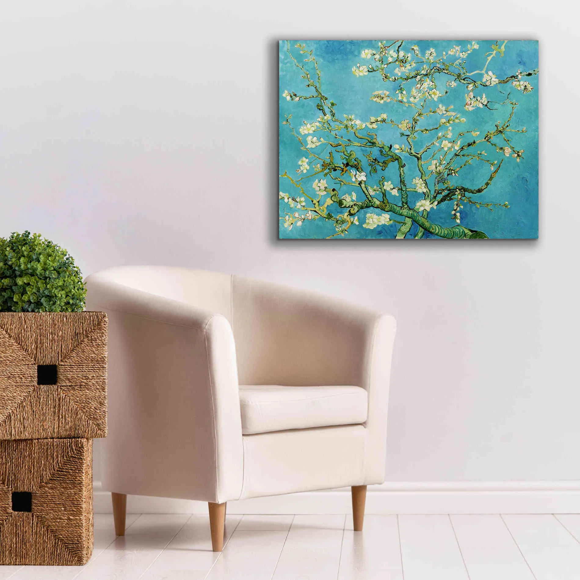 'Almond Blossoms' by Vincent Van Gogh, Canvas Wall Art