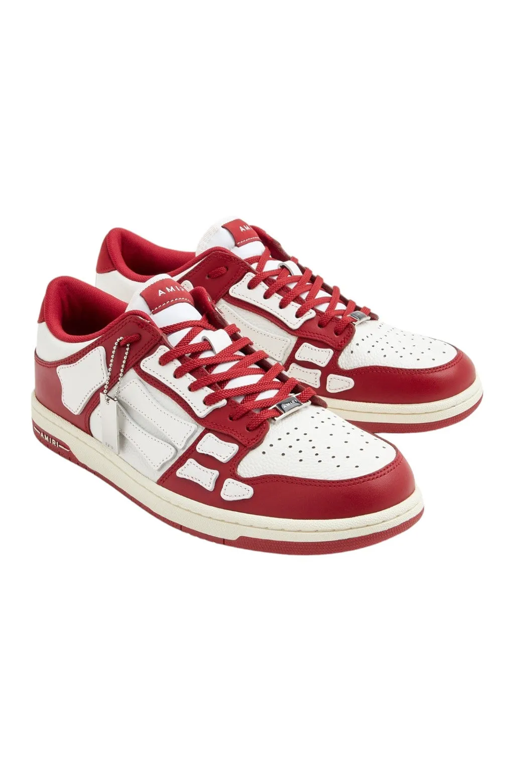 Amiri Skeleton Low-Top Sneakers Red