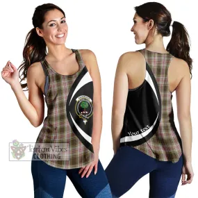 Anderson Dress Tartan Women's Racerback Tanks with Family Crest Circle Style