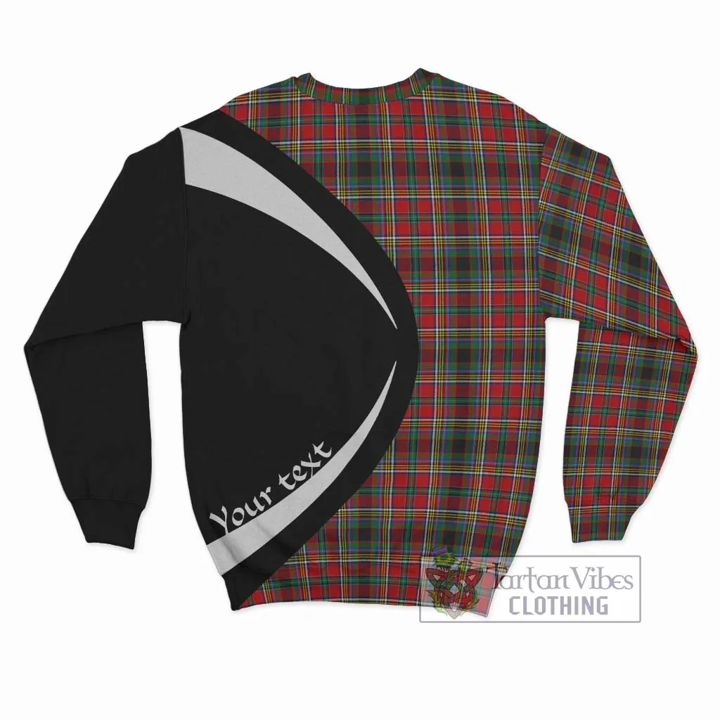 Anderson of Arbrake Tartan Sweatshirt with Family Crest Circle Style