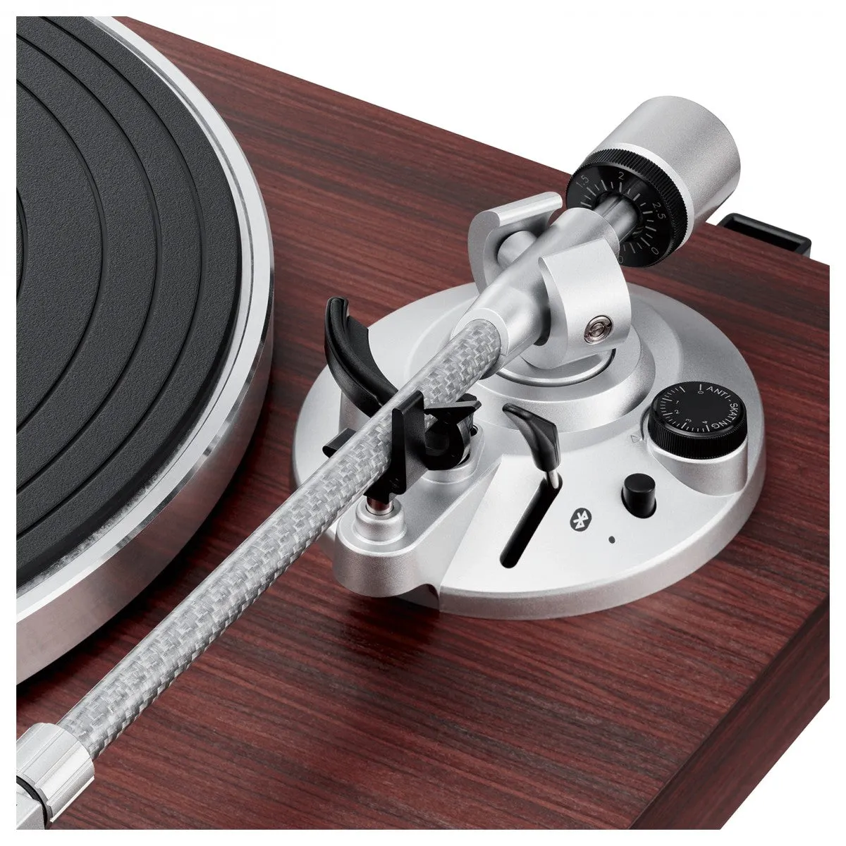 Audio Technica ATLPW50BTRW Turntable Bluetooth Manual Belt Drive Wood Base Rosewood