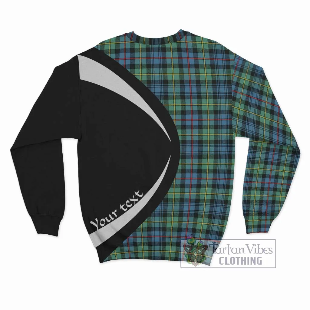 Bailey Ancient Tartan Sweatshirt with Family Crest Circle Style