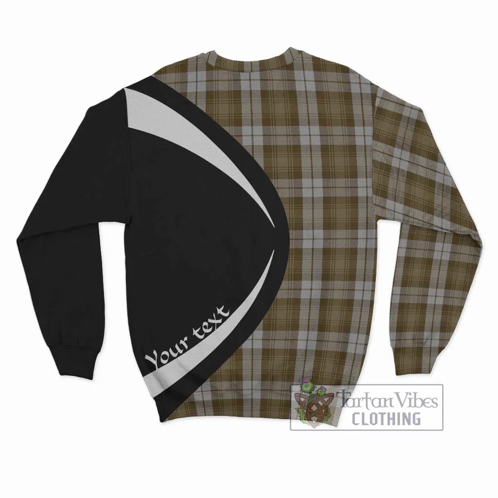 Baillie Dress Tartan Sweatshirt with Family Crest Circle Style