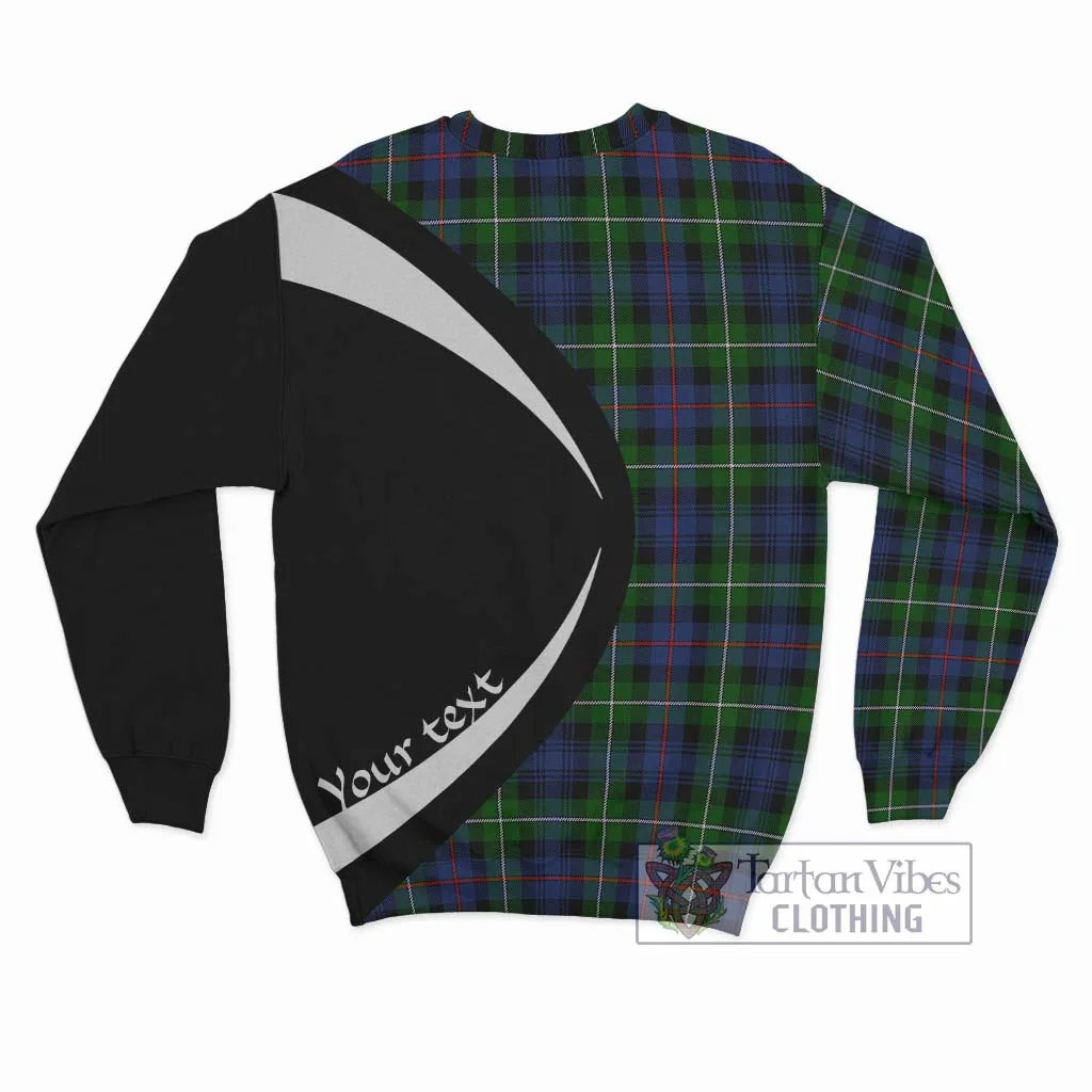 Baillie Tartan Sweatshirt with Family Crest Circle Style