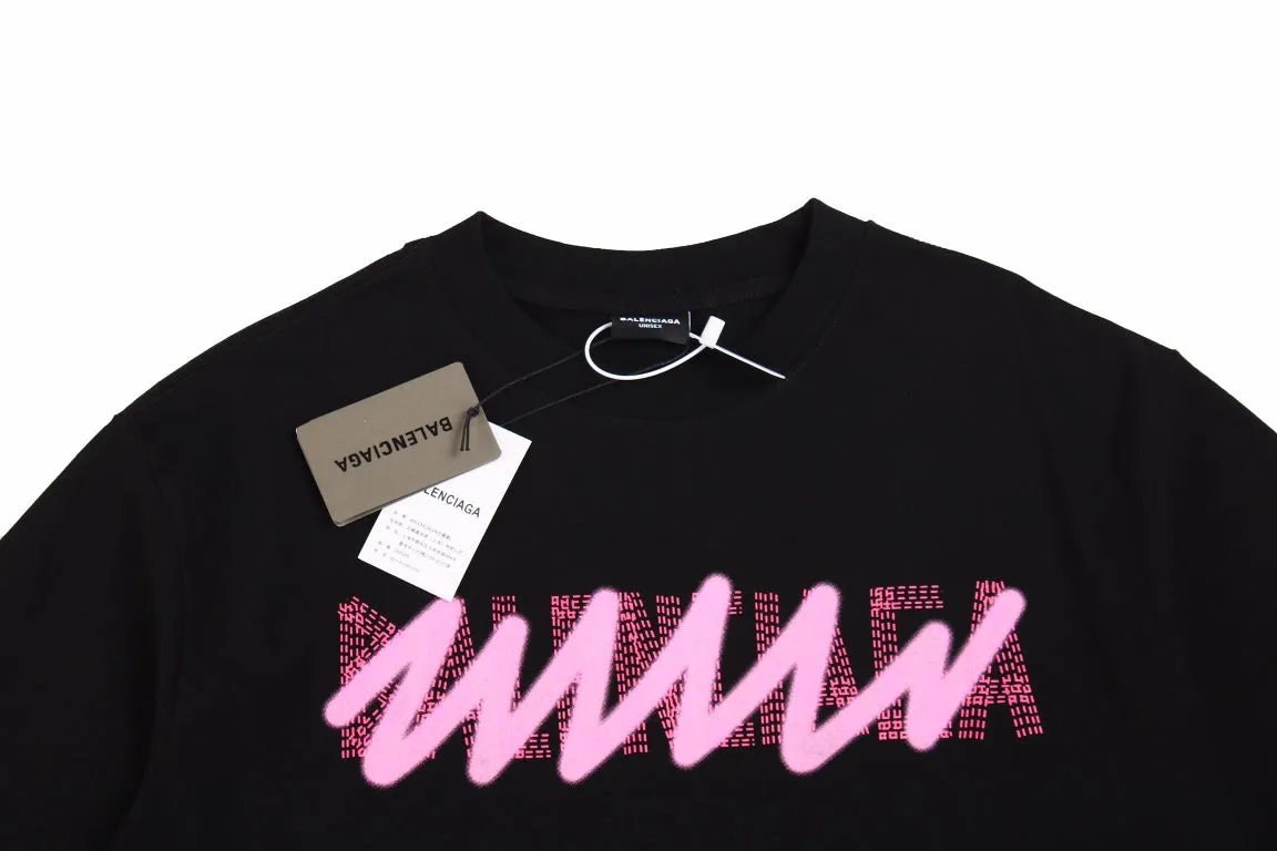 Balenciaga "Graffiti Logo" T-Shirt