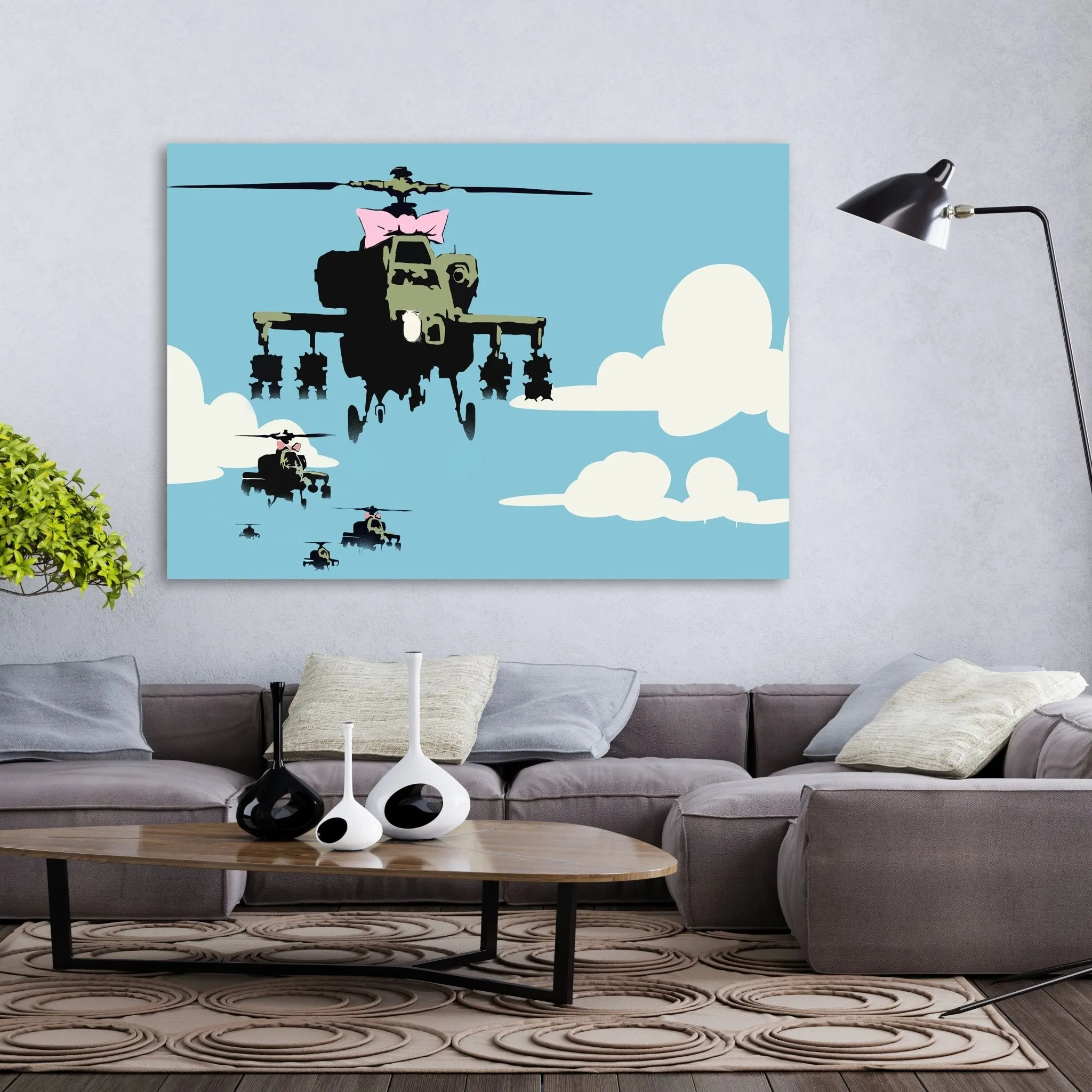 Banksy Helicopter