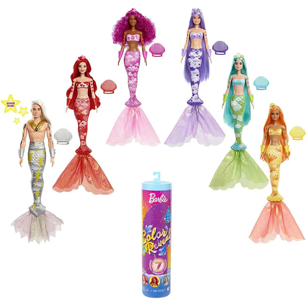 Barbie Color Reveal Doll Rainbow Mermaid