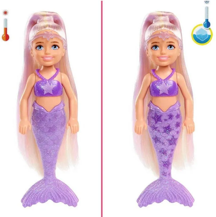 Barbie Colour Reveal Doll Chelsea Mermaid Series