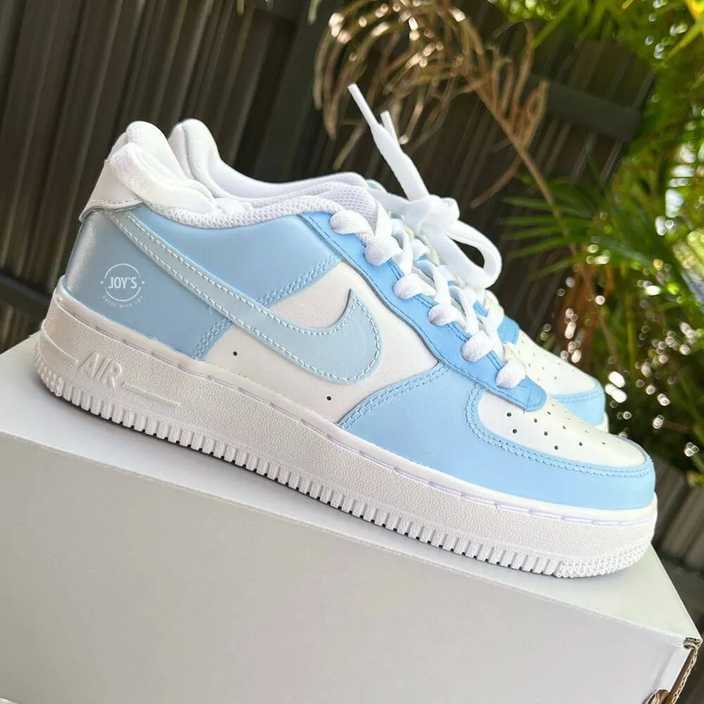 Blue Color Block Custom Air Force 1