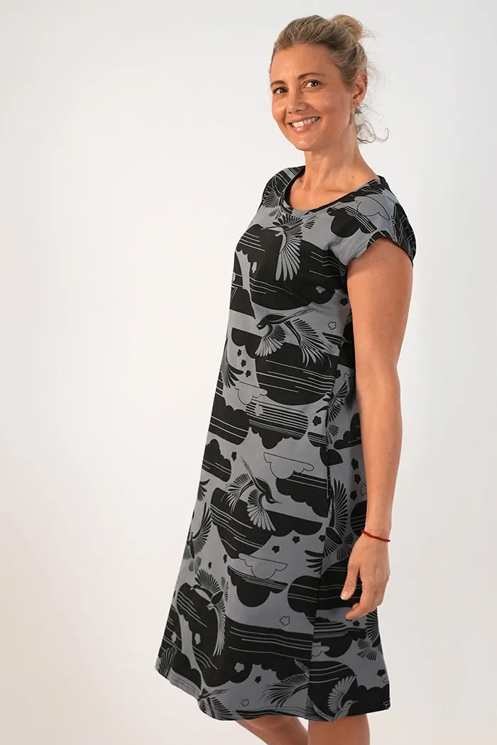 Bobby Dress Birdy Black/Platinum