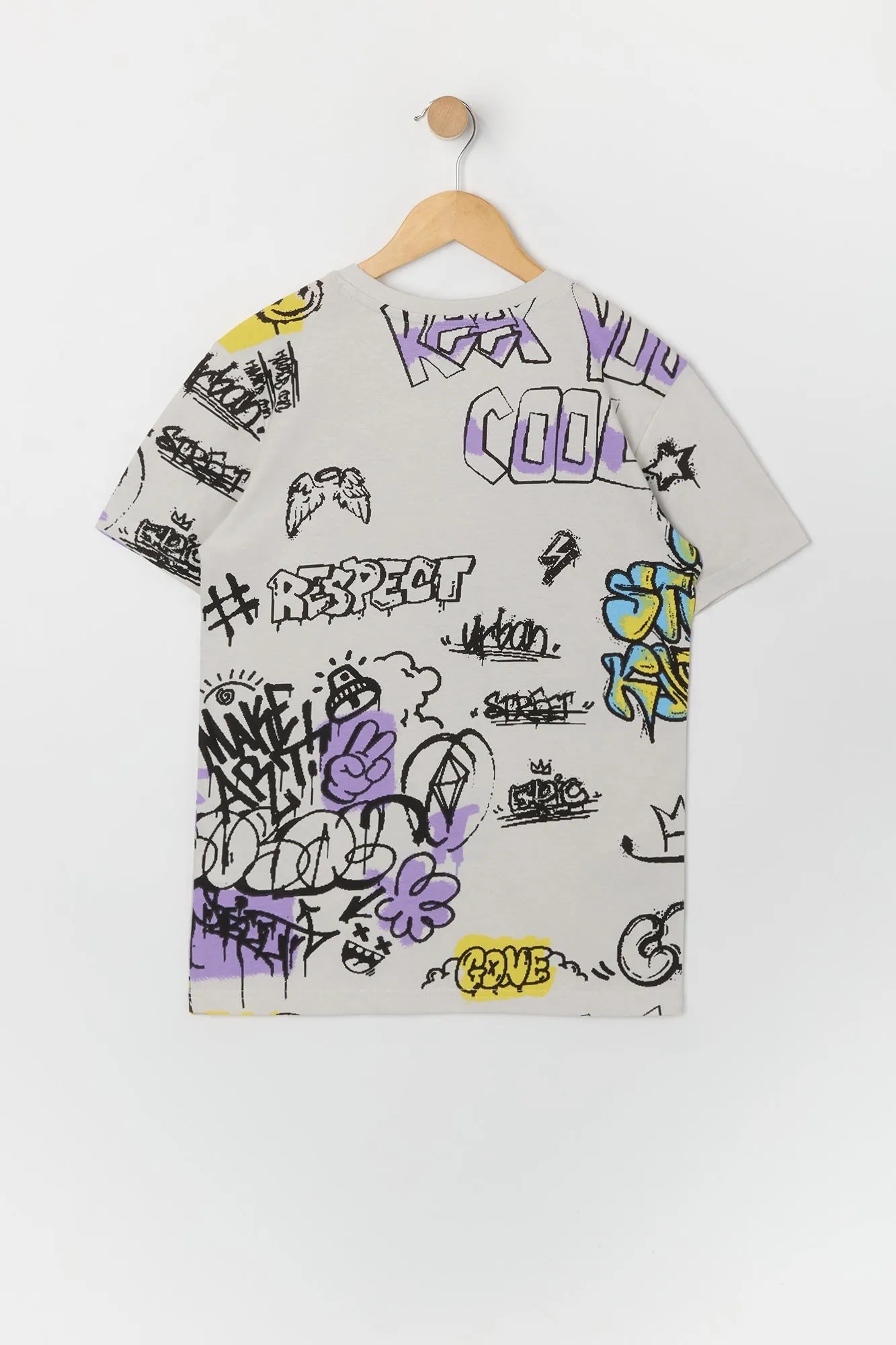 Boys Graffiti Print T-Shirt