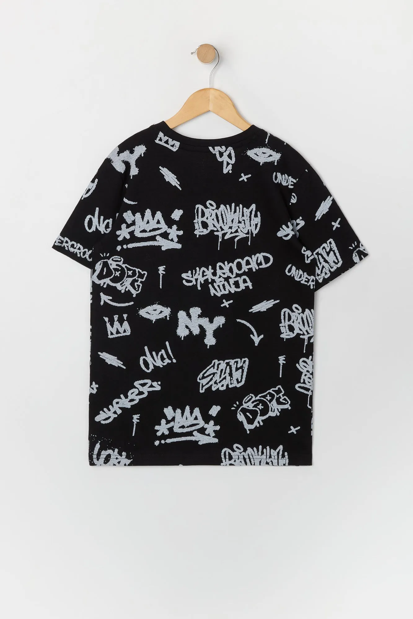 Boys Graffiti Print T-Shirt