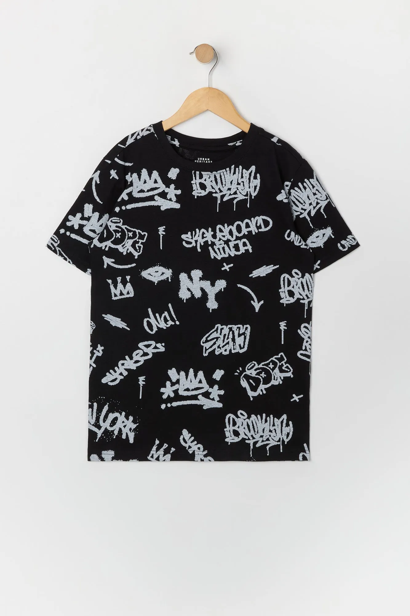 Boys Graffiti Print T-Shirt