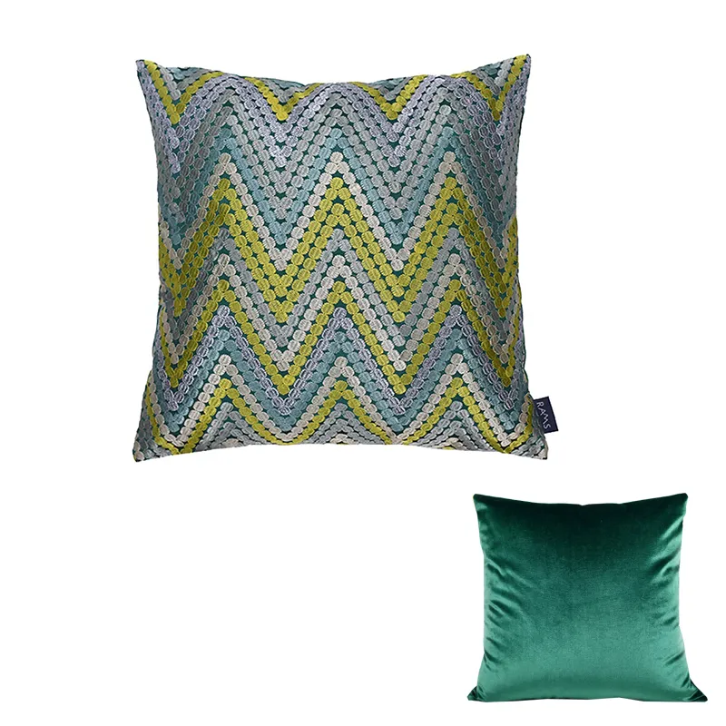 Chevron Pattern Throw Cushions