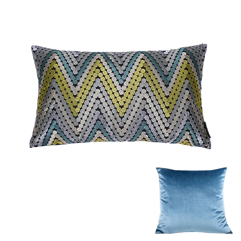 Chevron Pattern Throw Cushions