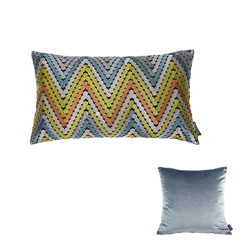 Chevron Pattern Throw Cushions