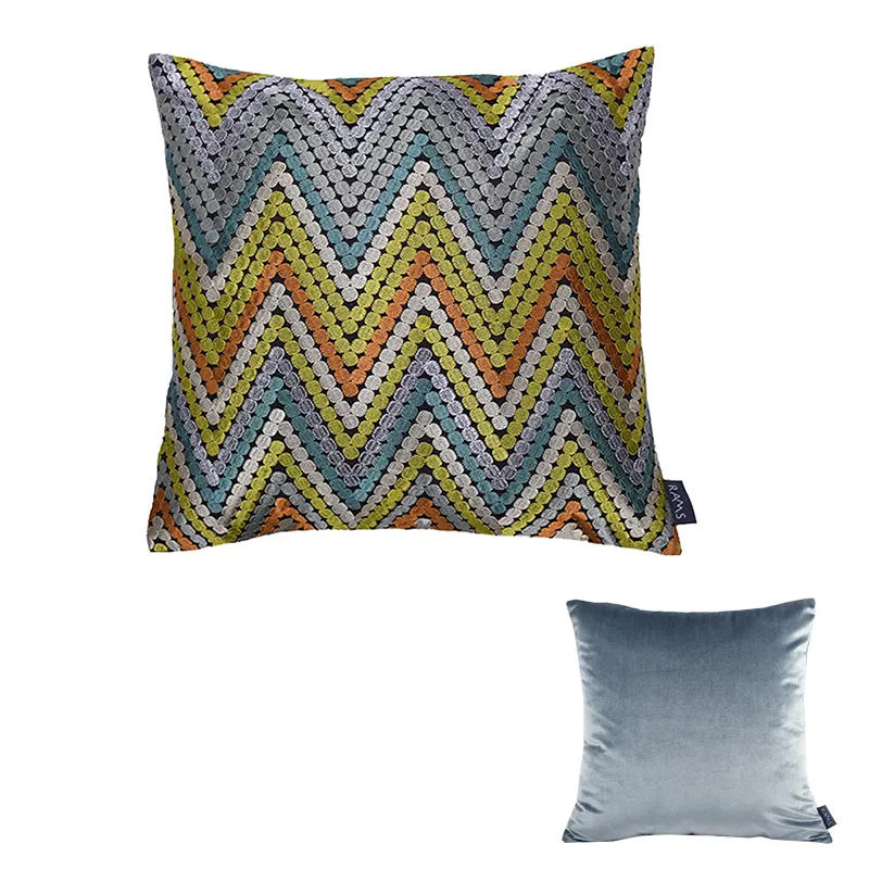 Chevron Pattern Throw Cushions