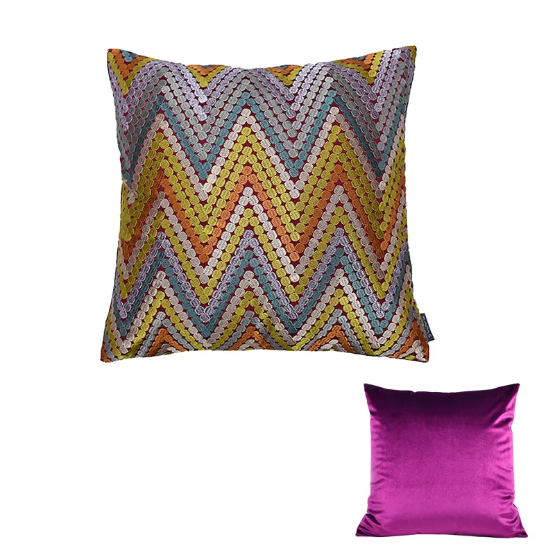 Chevron Pattern Throw Cushions