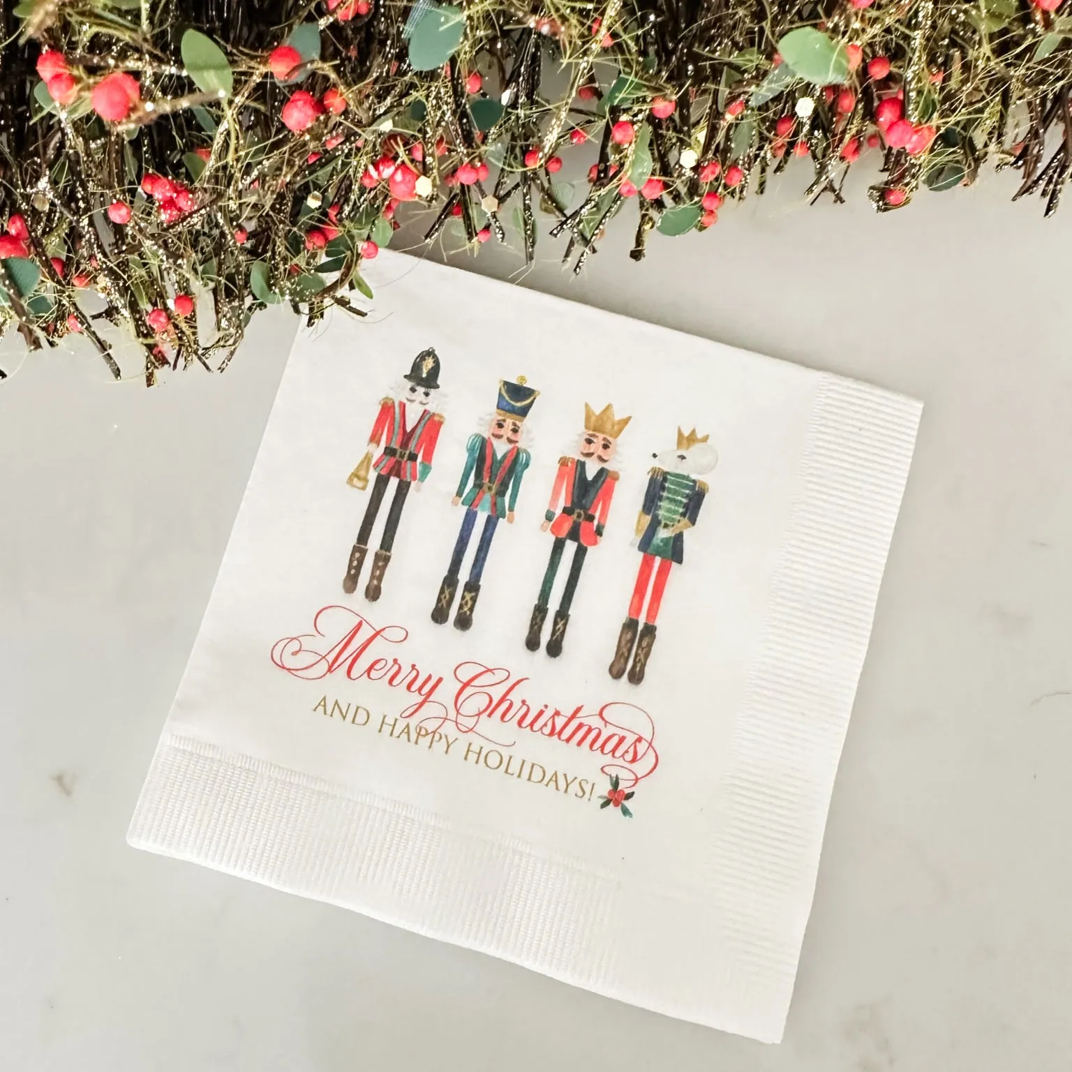 Christmas Nutcracker Full Color 3ply Napkin